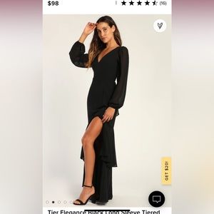 Lulus Tier Elegance Maxi Dress XL